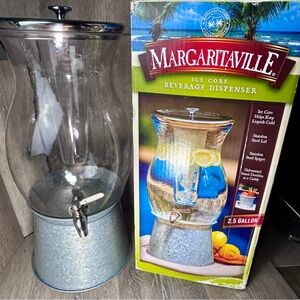 🍹 Margaritaville Ice Core Beverage Dispenser – 2.5 Gallon – Stainless Steel